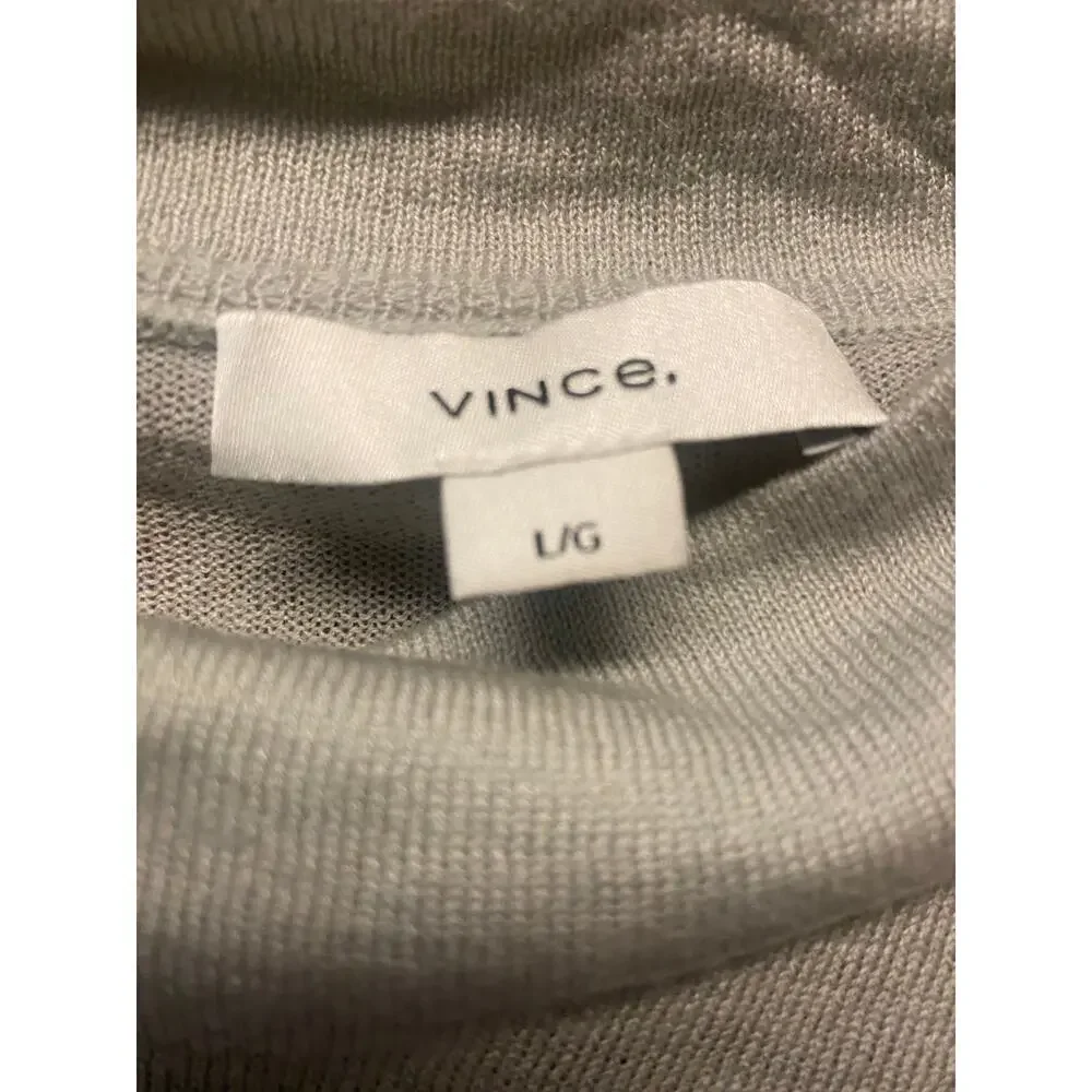 VINCE Seamless Wool Blend Sweater Size Large - Picture 5 of 5